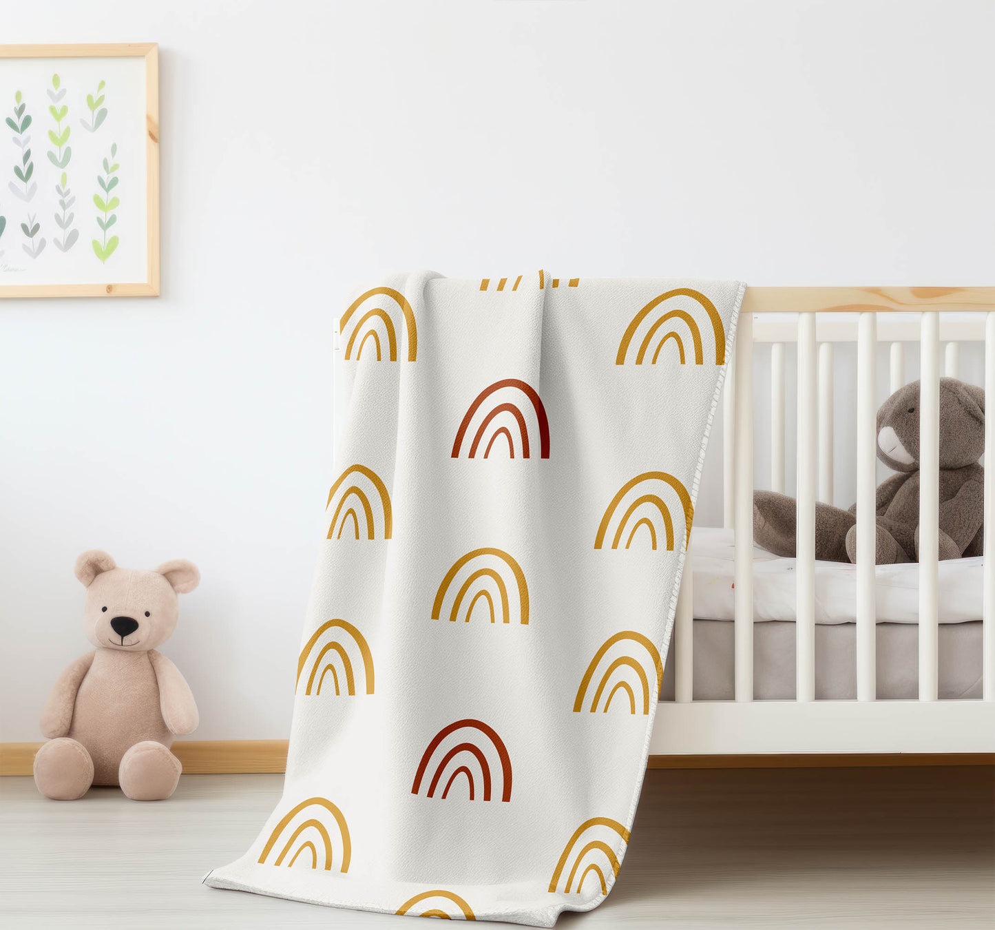 Plain Bows Velveteen Fleece Blanket