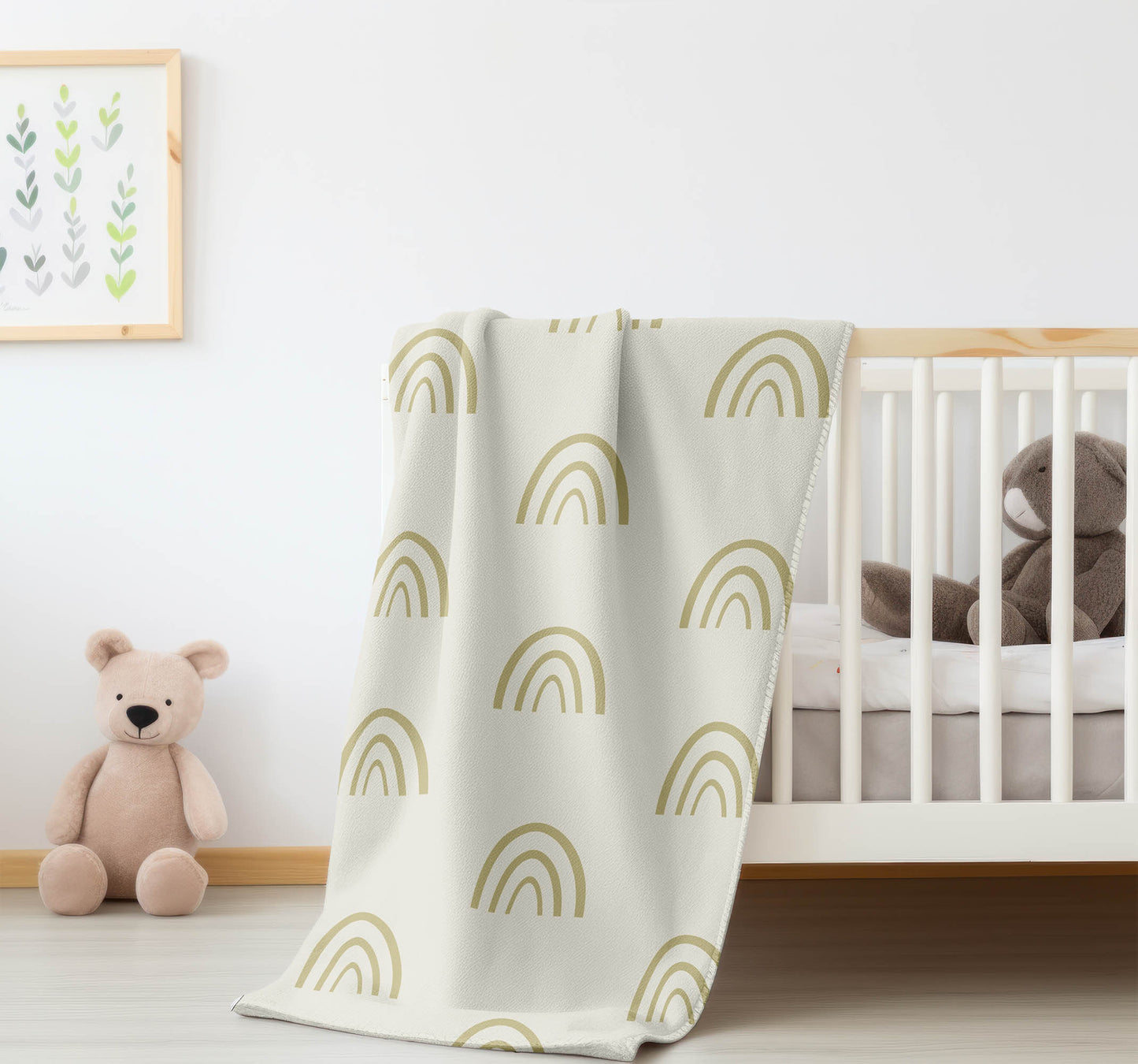 Plain Bows Velveteen Fleece Blanket