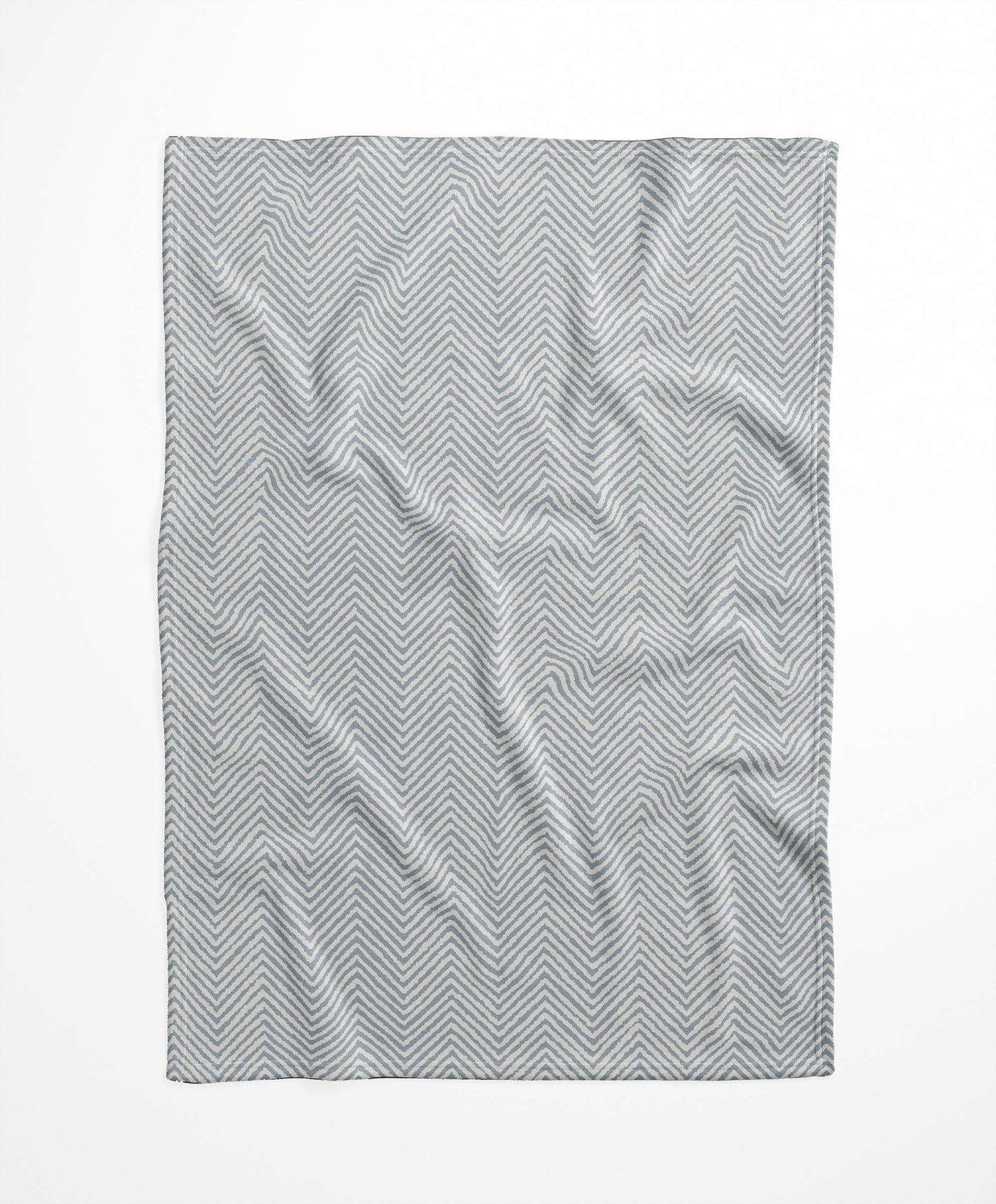 Chevron Groove Velveteen Fleece Blanket