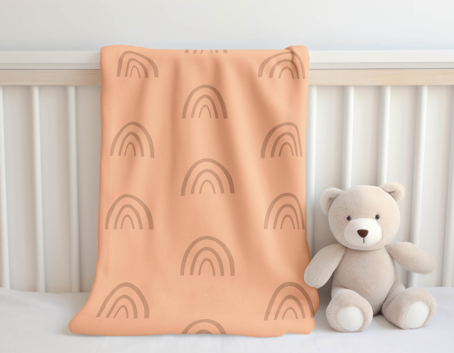 Plain Bows Velveteen Fleece Blanket