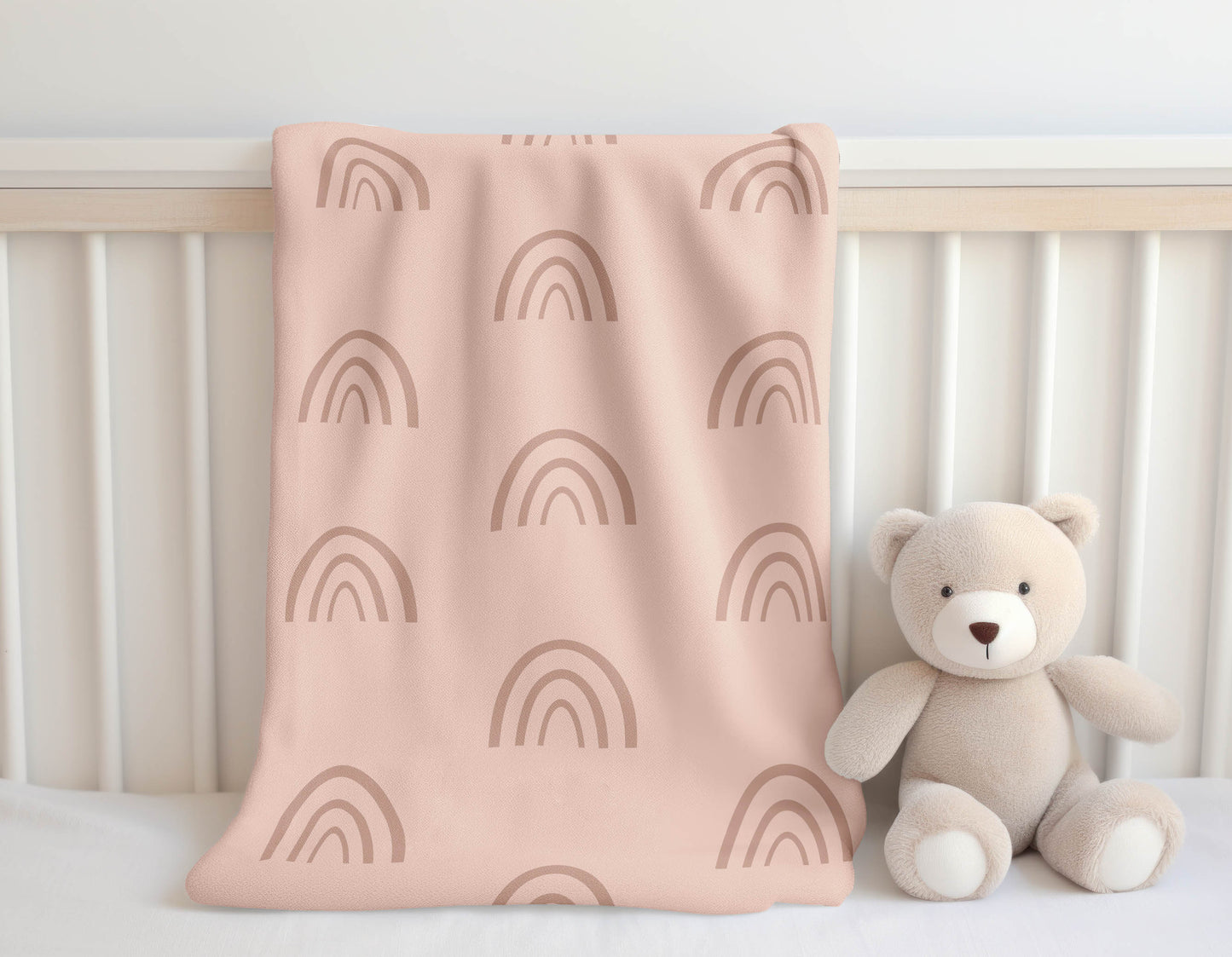 Plain Bows Velveteen Fleece Blanket