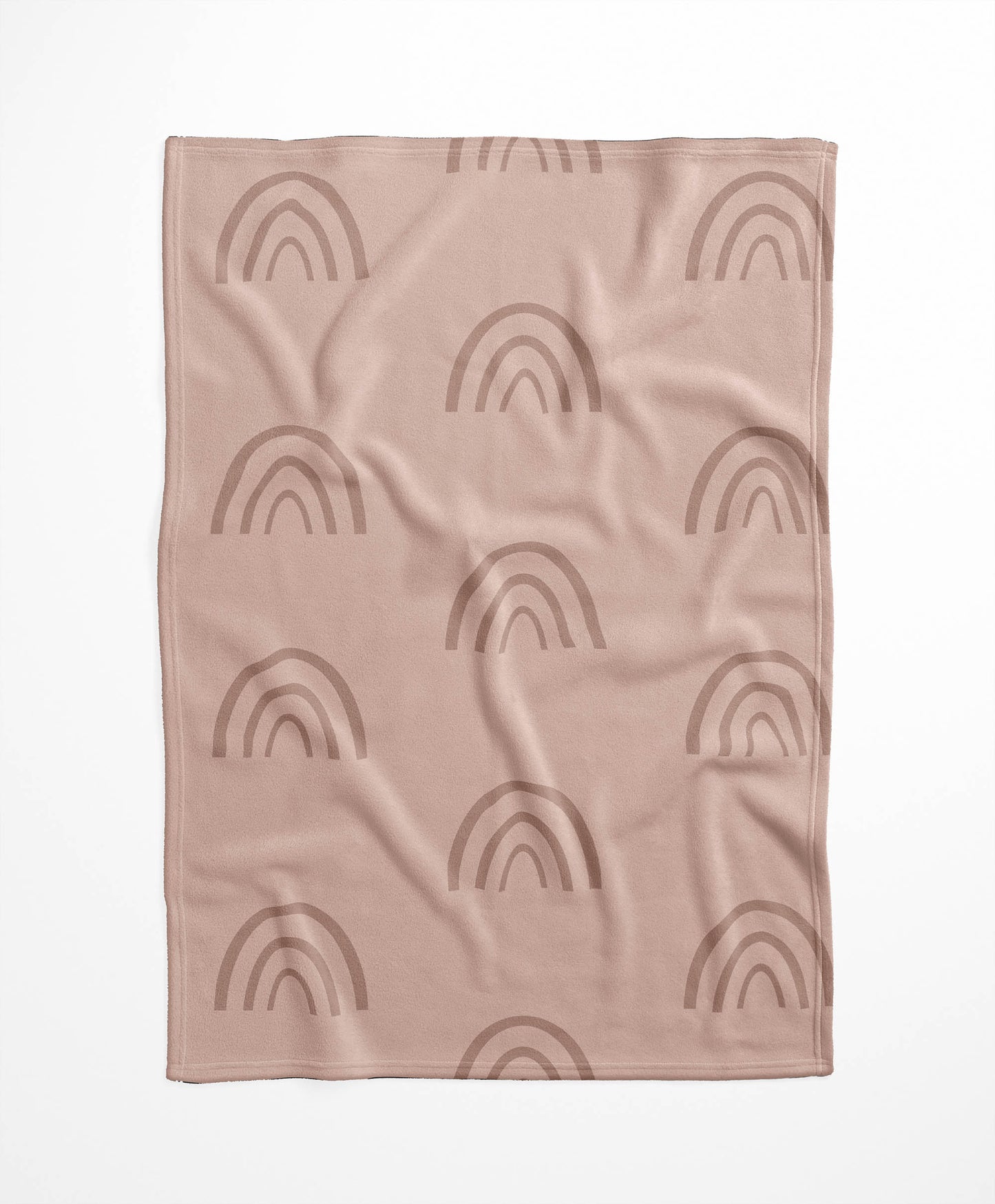 Plain Bows Velveteen Fleece Blanket