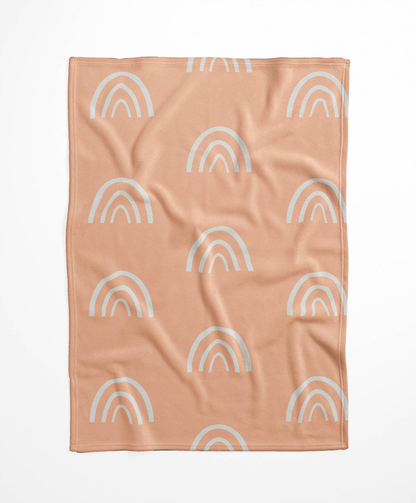 Plain Bows Velveteen Fleece Blanket