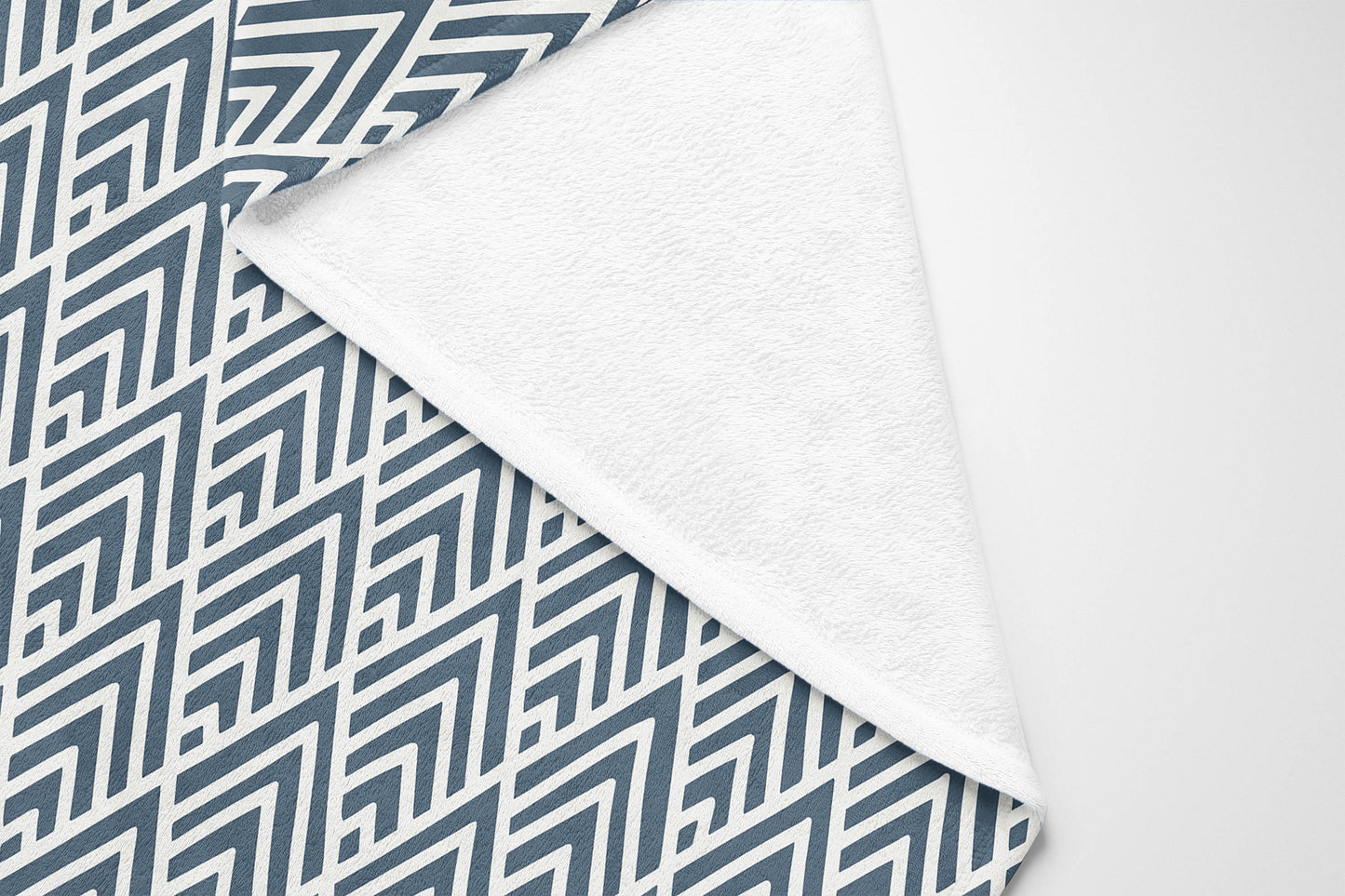 Chevron Spike Velveteen Fleece Blanket