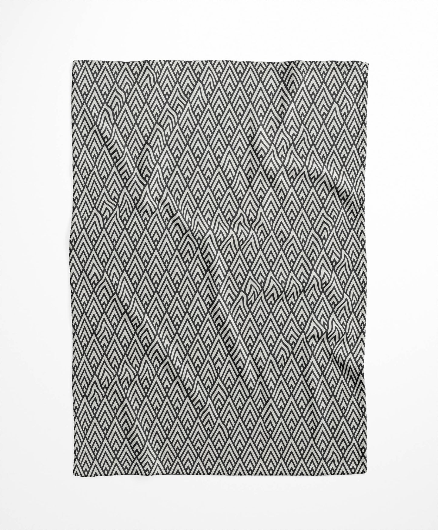Chevron Spike Velveteen Fleece Blanket