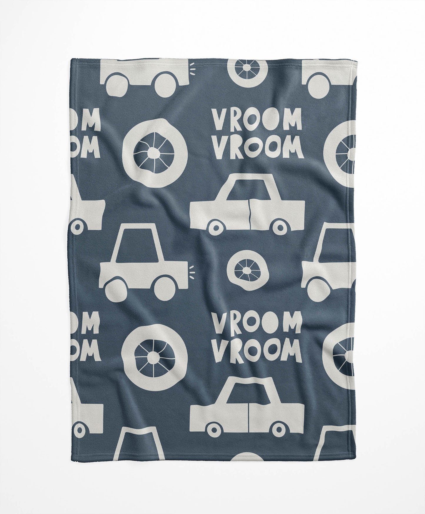Vroom vroom Velveteen Fleece Blanket