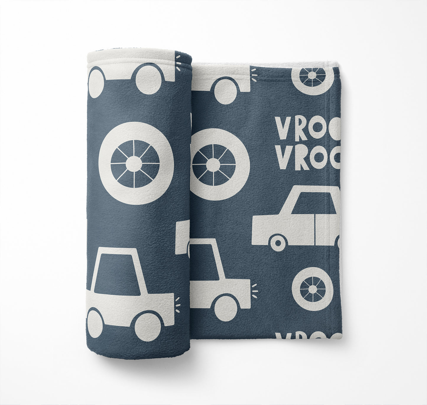 Vroom vroom Velveteen Fleece Blanket