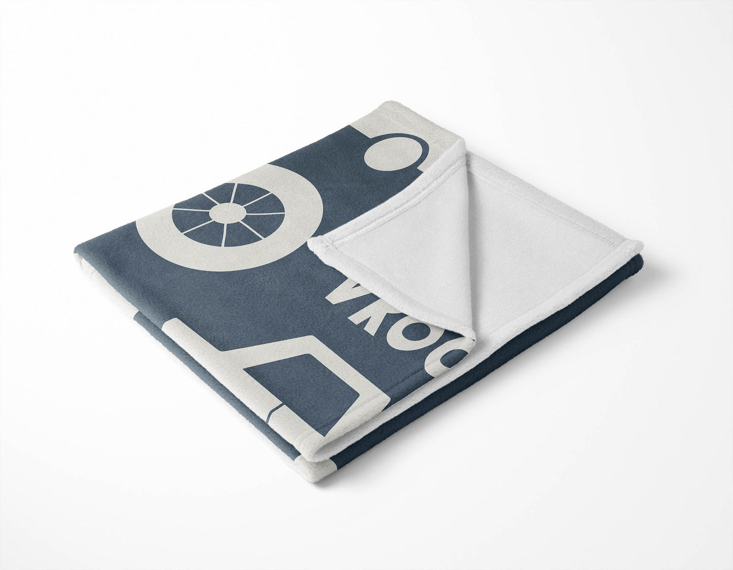 Vroom vroom Velveteen Fleece Blanket