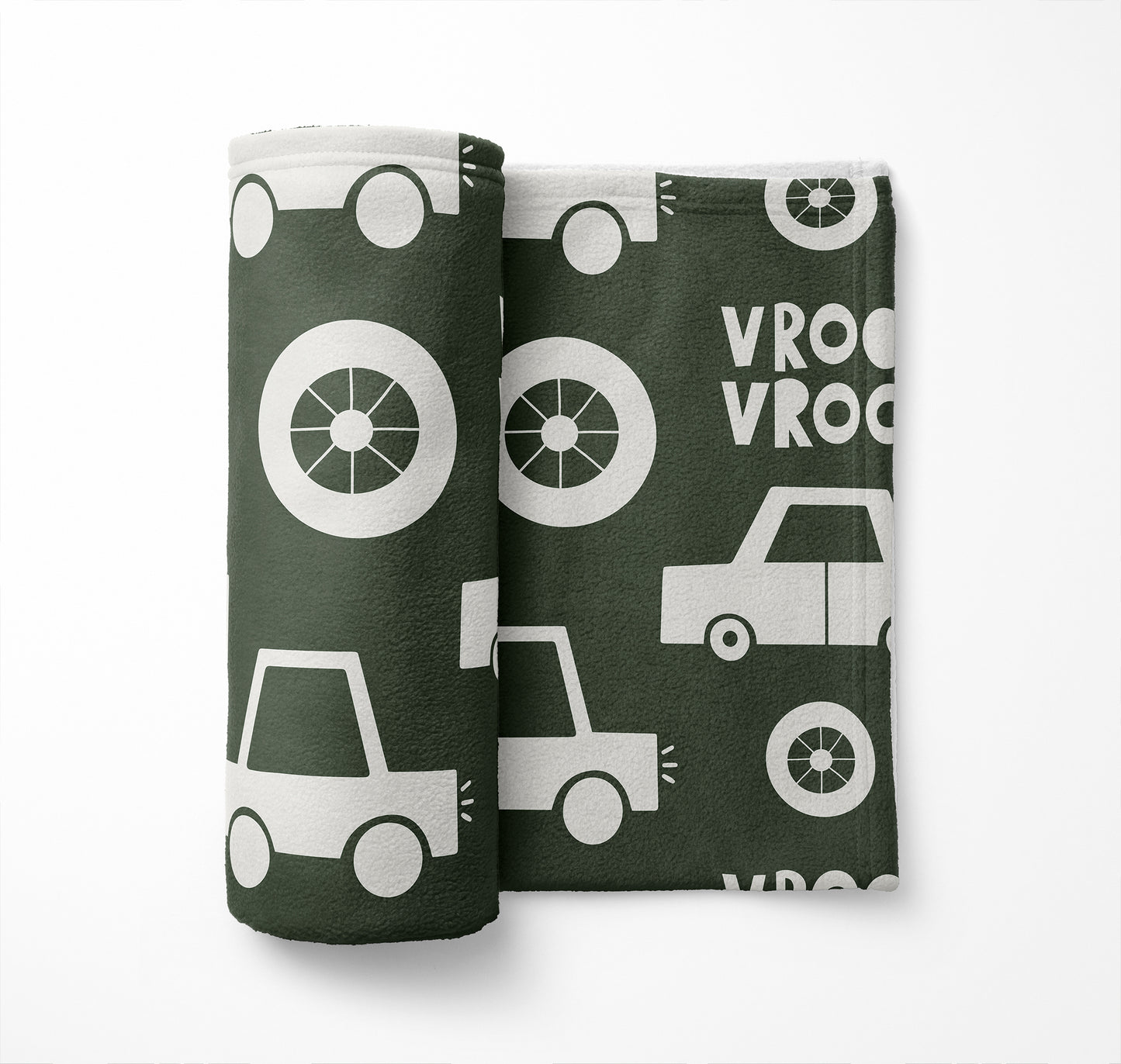 Vroom vroom Velveteen Fleece Blanket