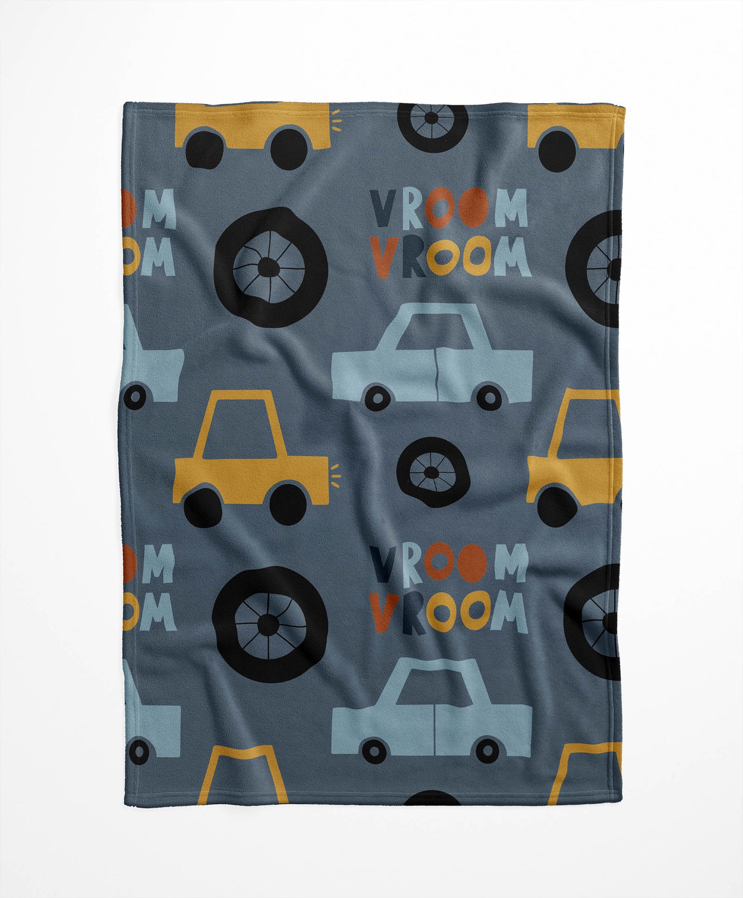 Vroom vroom Velveteen Fleece Blanket