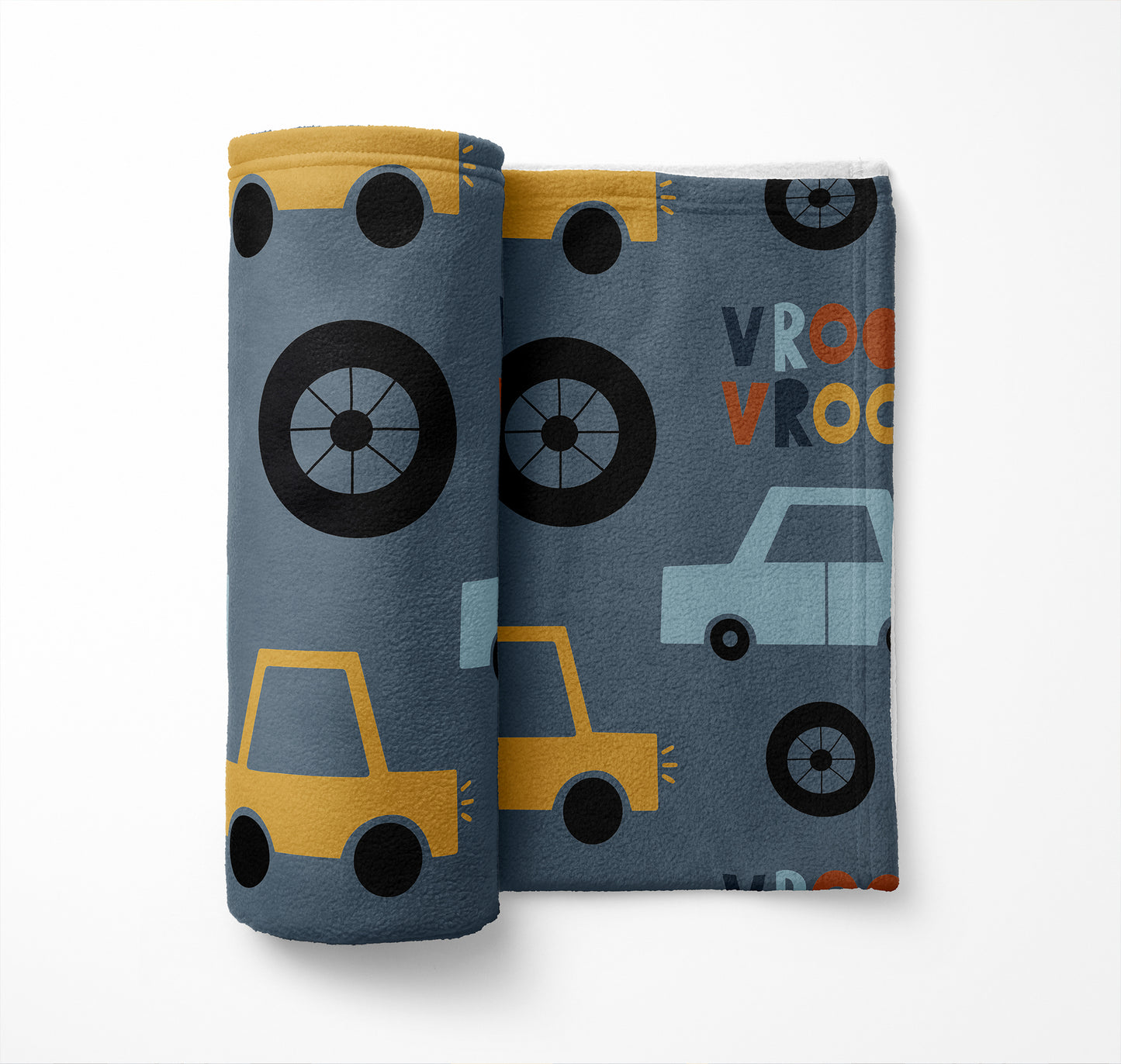 Vroom vroom Velveteen Fleece Blanket