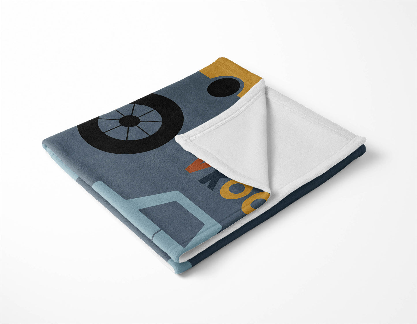 Vroom vroom Velveteen Fleece Blanket