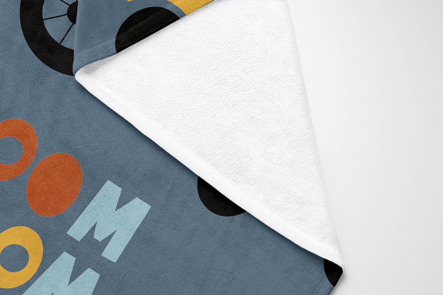 Vroom vroom Velveteen Fleece Blanket