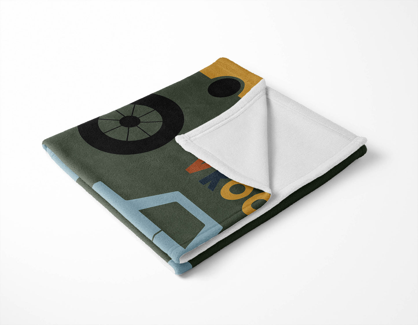 Vroom vroom Velveteen Fleece Blanket