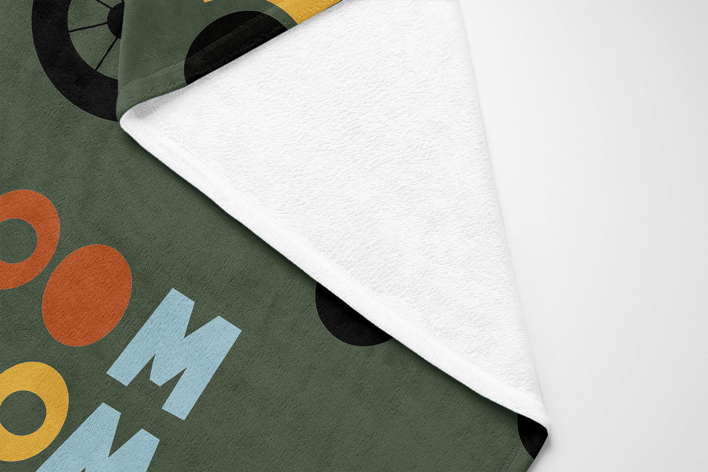 Vroom vroom Velveteen Fleece Blanket