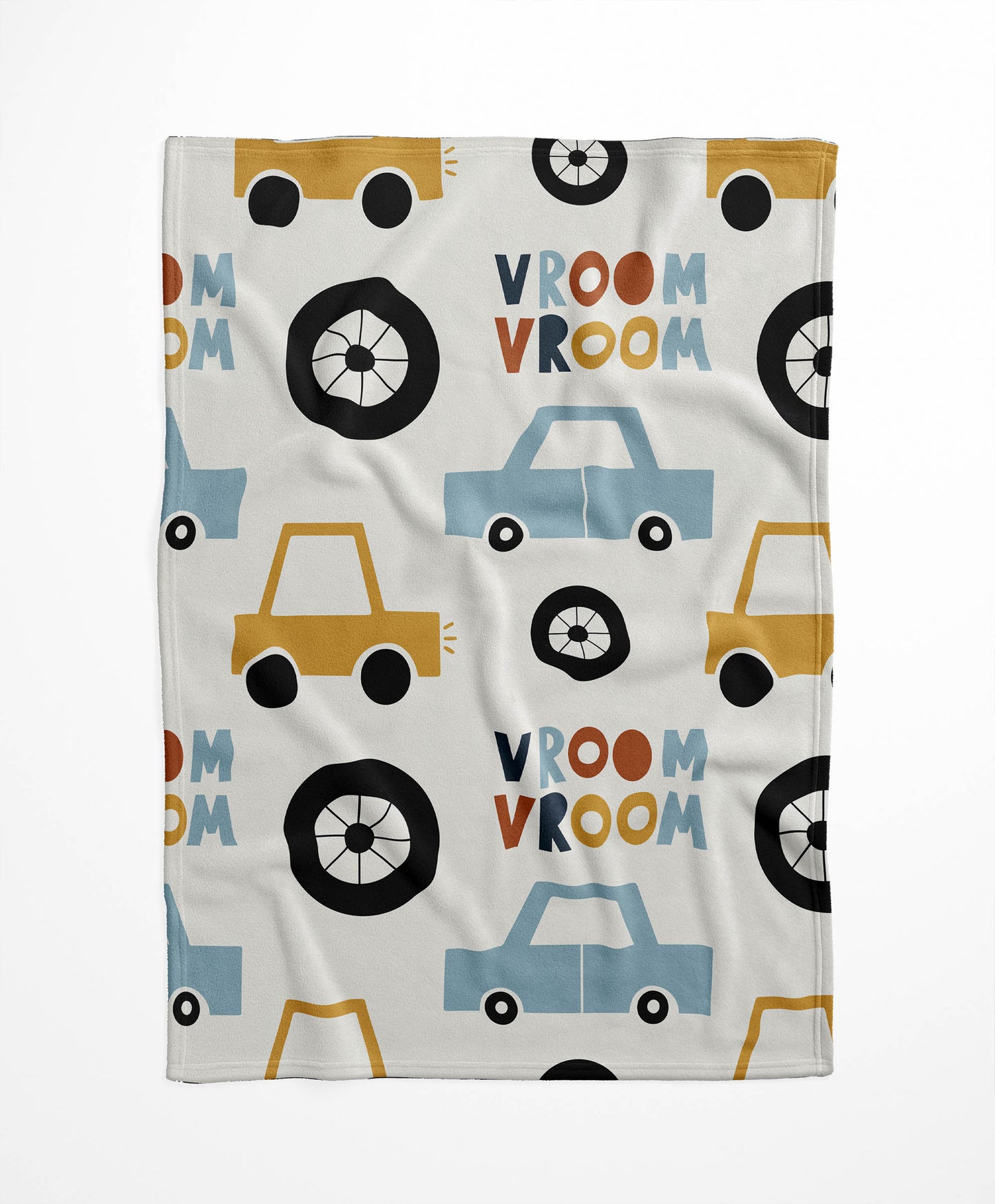 Vroom vroom Velveteen Fleece Blanket