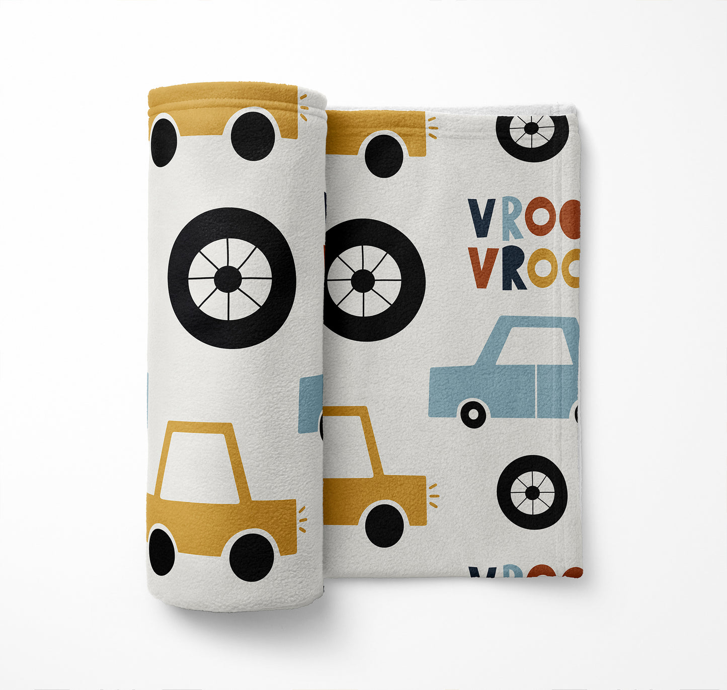 Vroom vroom Velveteen Fleece Blanket