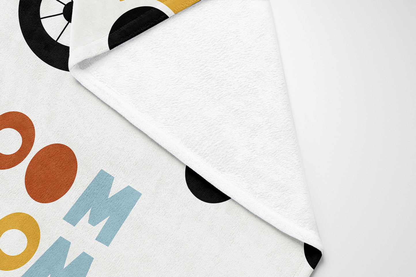 Vroom vroom Velveteen Fleece Blanket