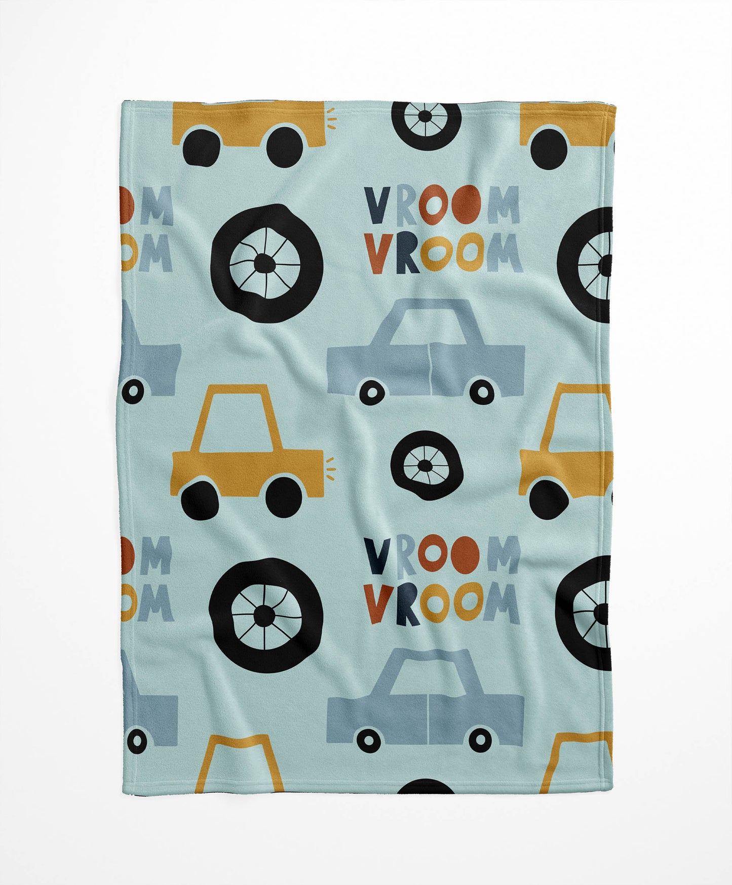Vroom vroom Velveteen Fleece Blanket