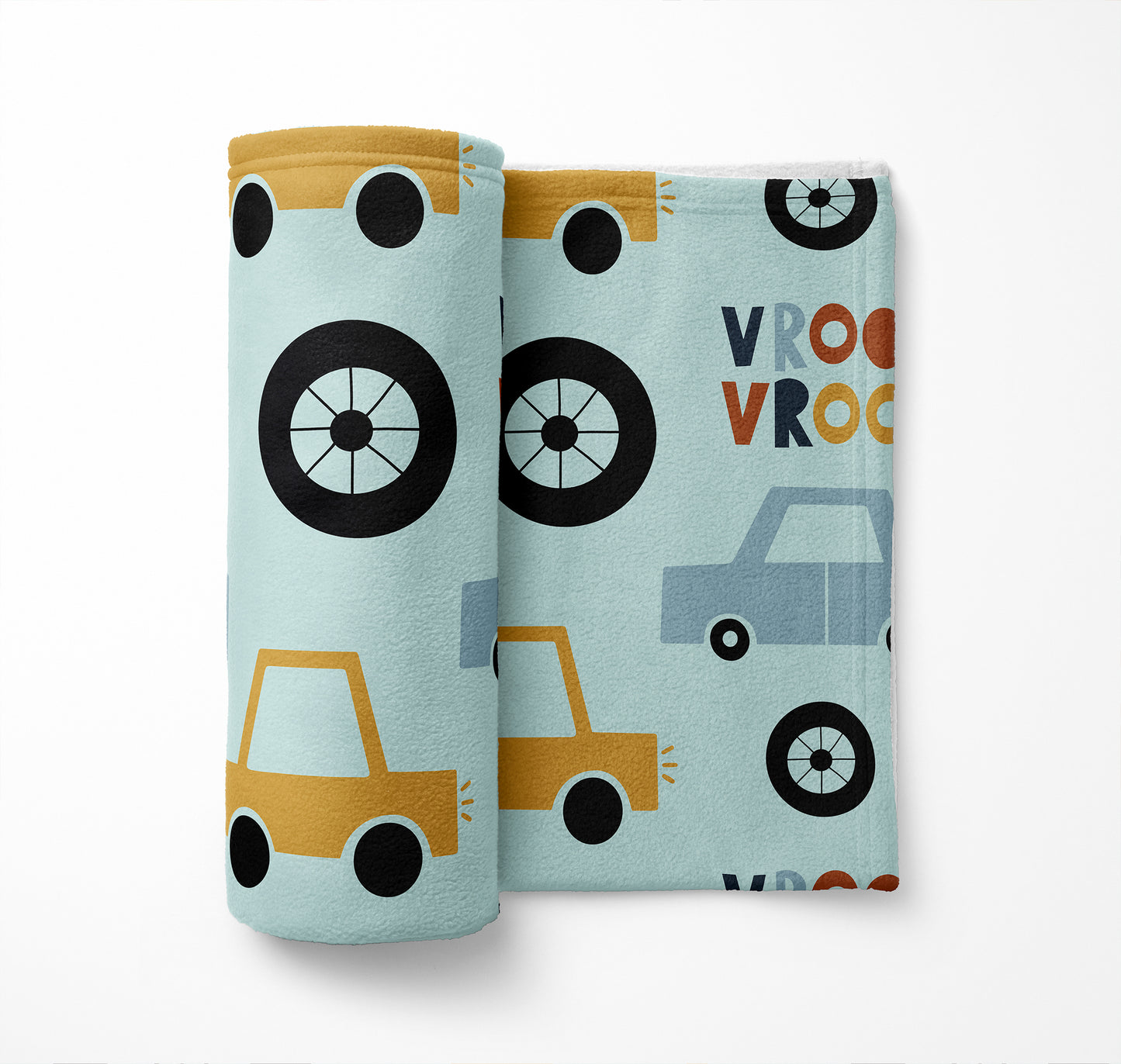 Vroom vroom Velveteen Fleece Blanket