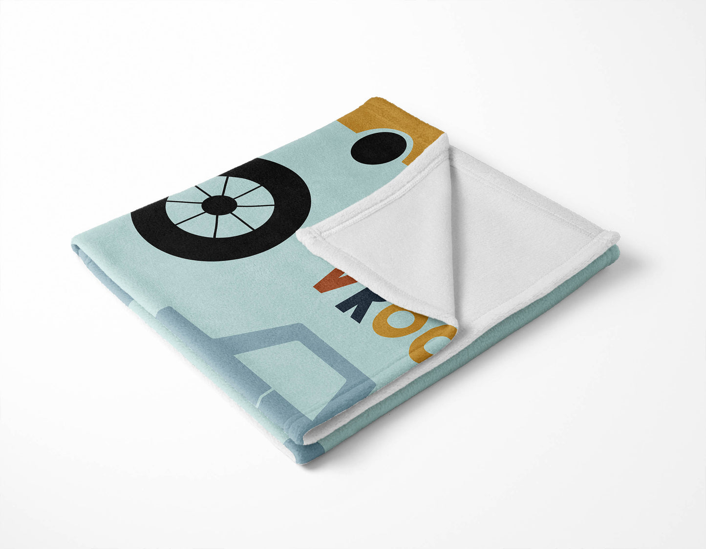 Vroom vroom Velveteen Fleece Blanket