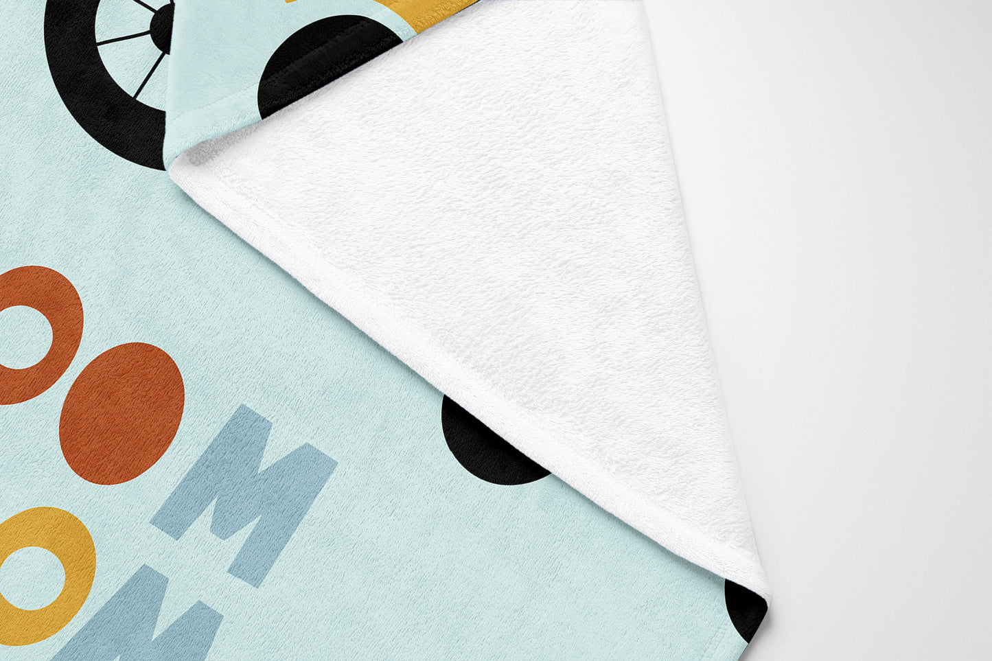 Vroom vroom Velveteen Fleece Blanket