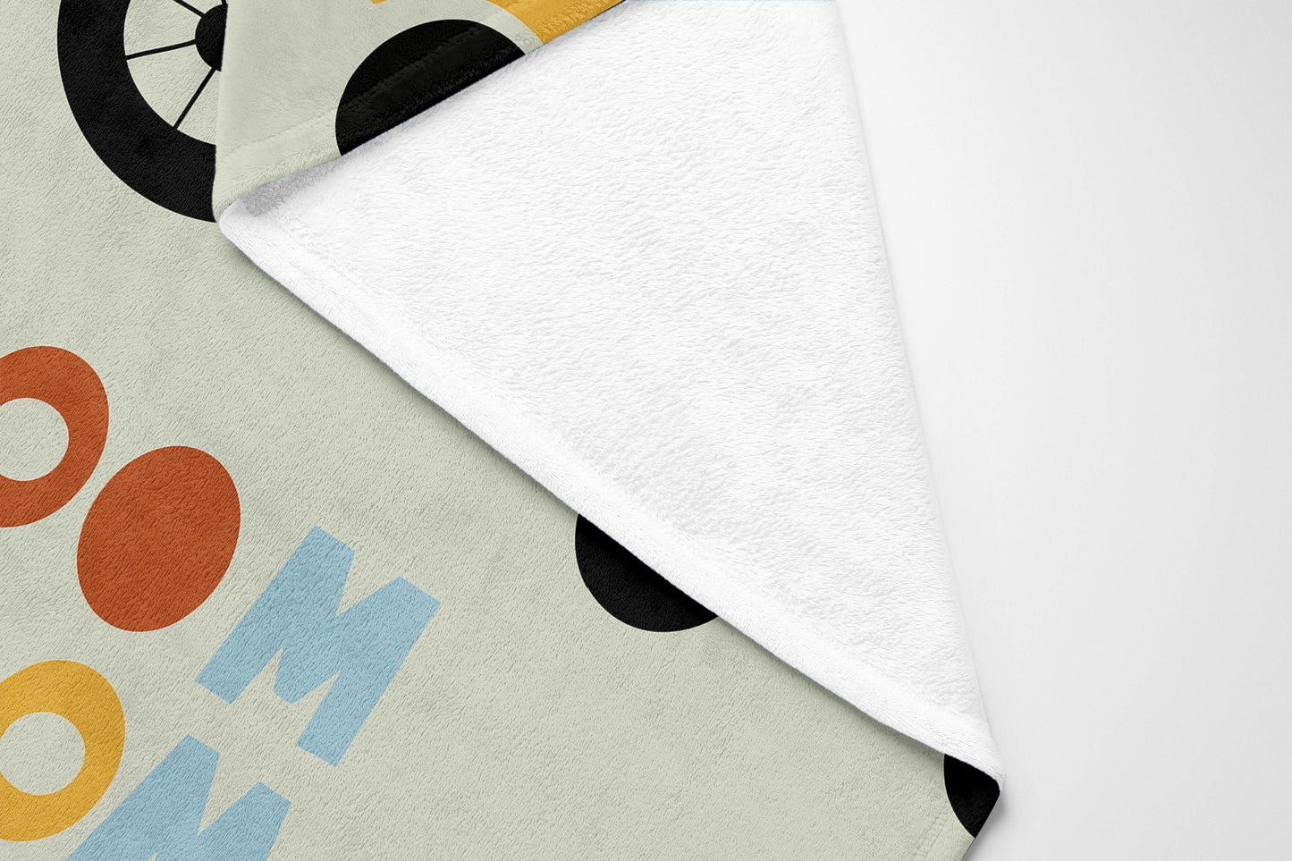 Vroom vroom Velveteen Fleece Blanket
