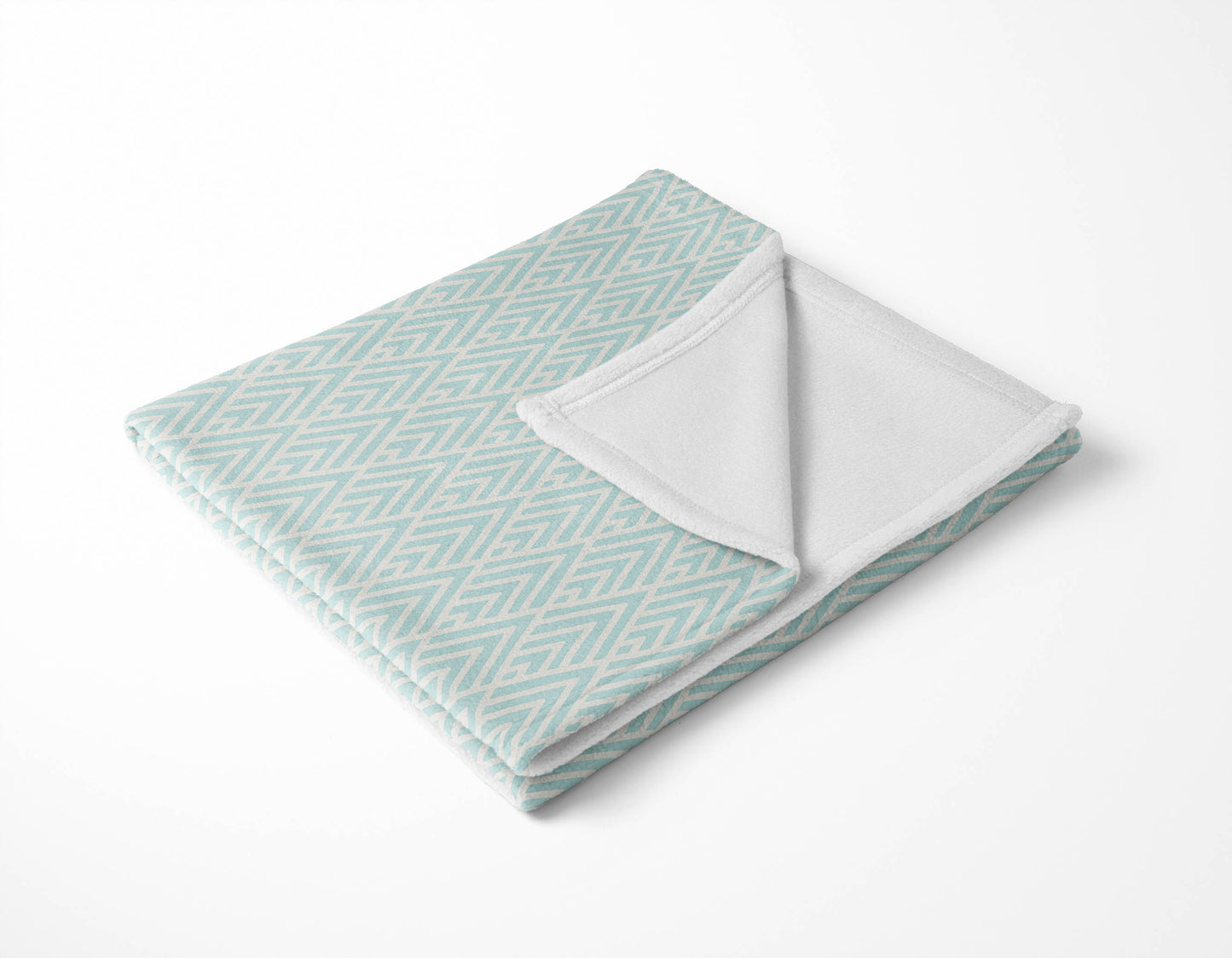 Chevron Spike Velveteen Fleece Blanket