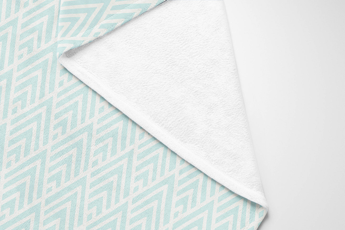 Chevron Spike Velveteen Fleece Blanket