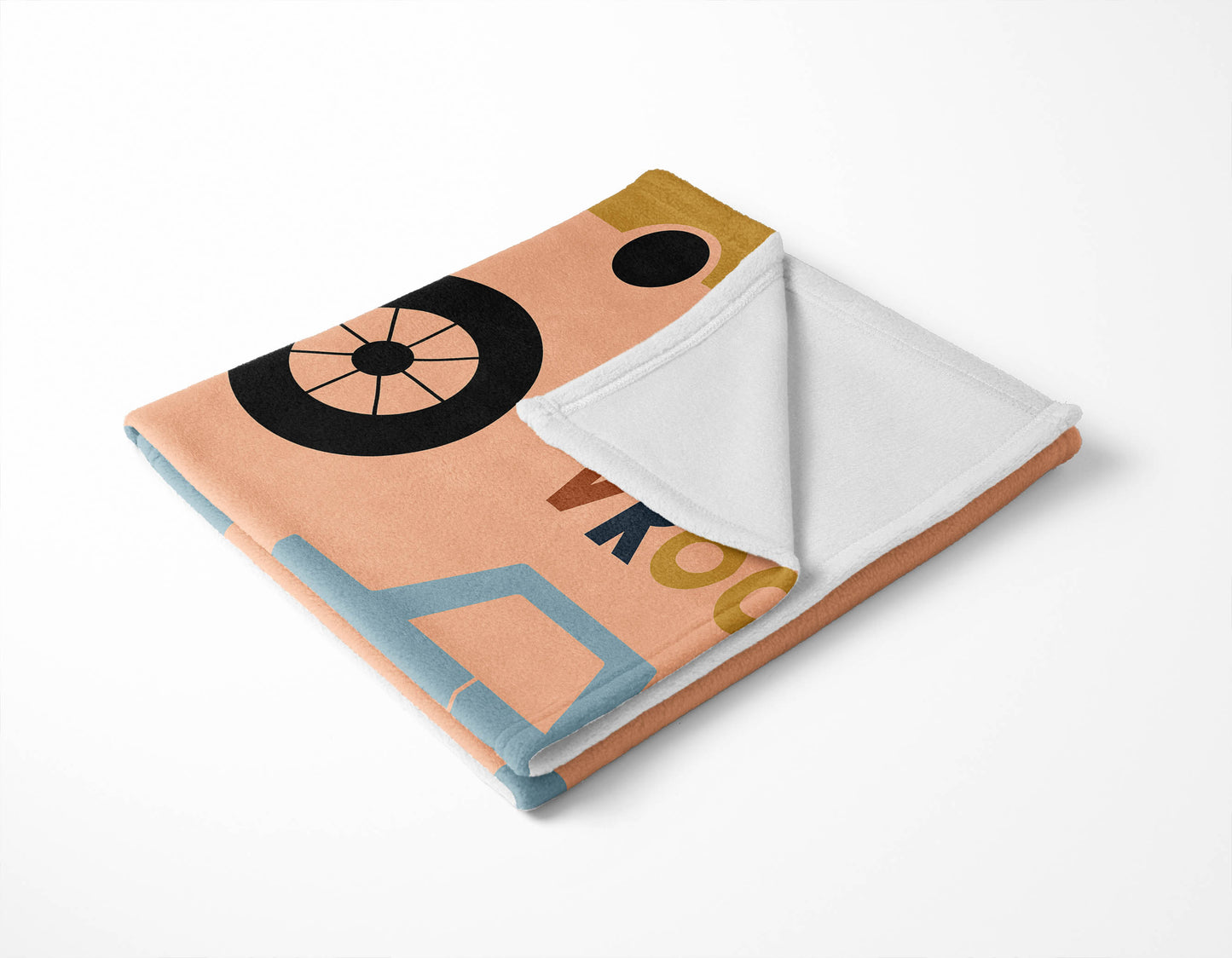 Vroom vroom Velveteen Fleece Blanket