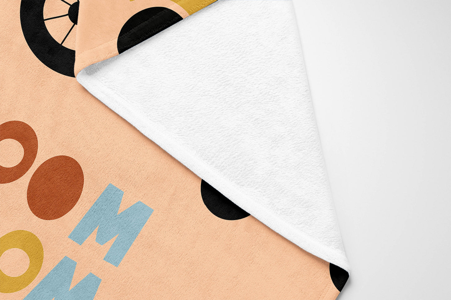 Vroom vroom Velveteen Fleece Blanket