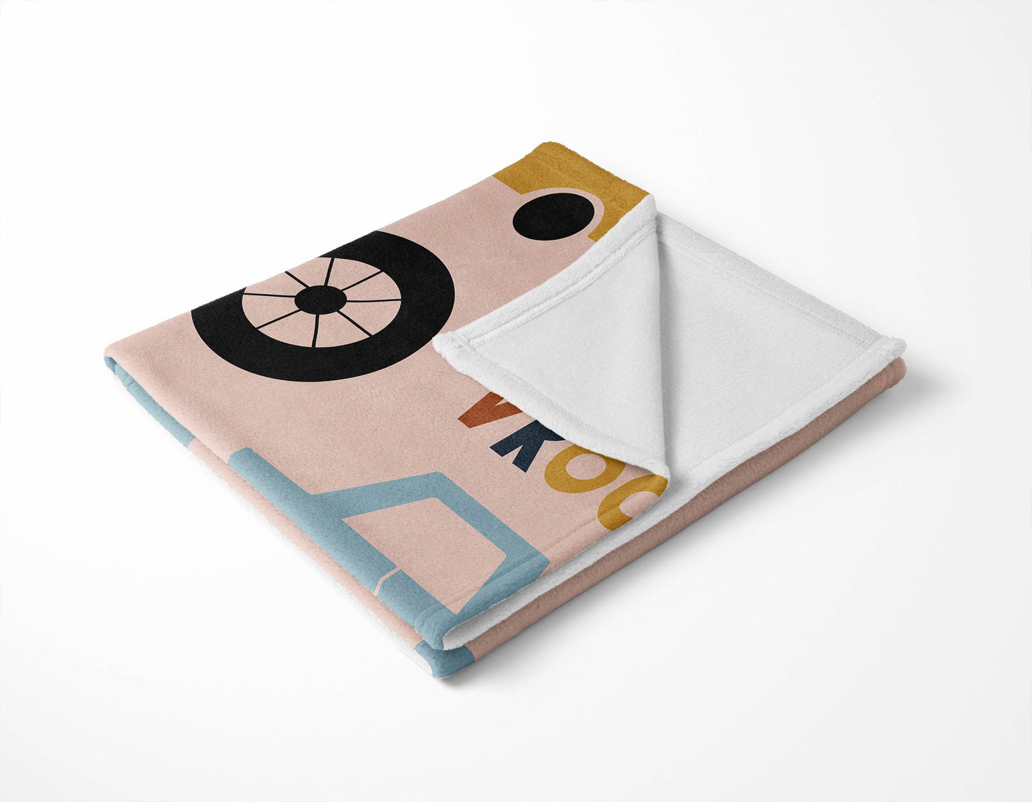 Vroom vroom Velveteen Fleece Blanket