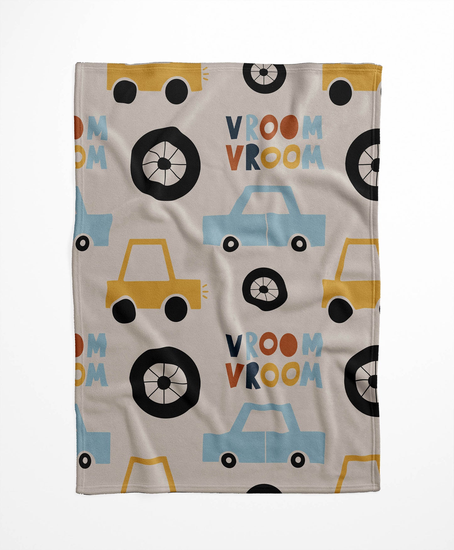 Vroom vroom Velveteen Fleece Blanket