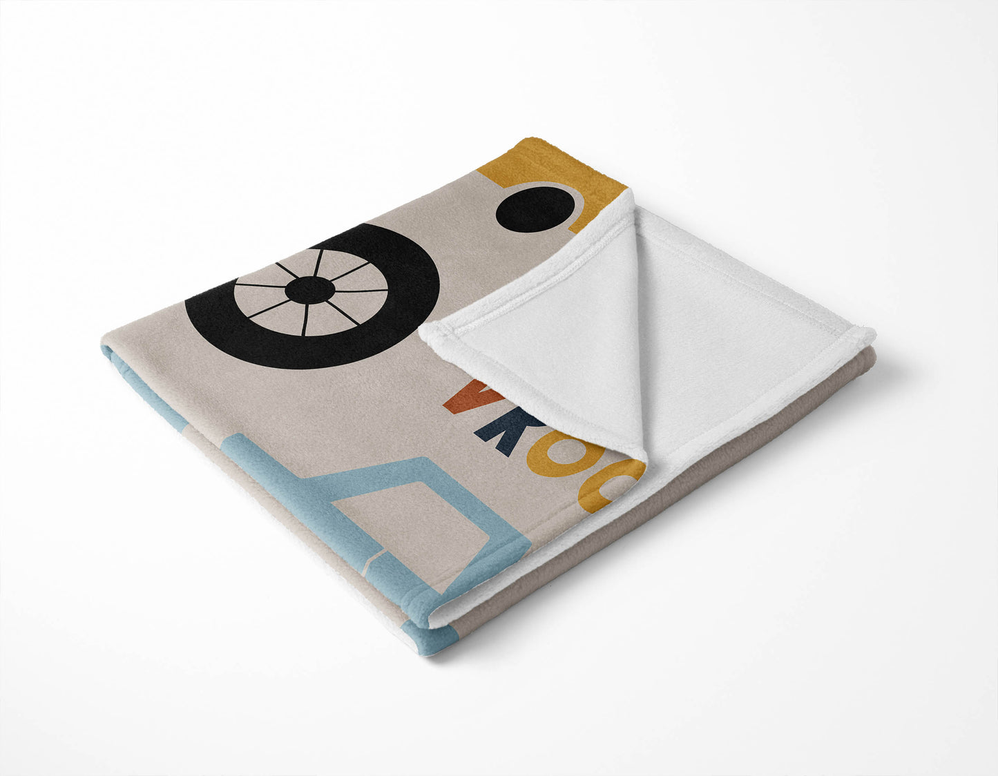 Vroom vroom Velveteen Fleece Blanket