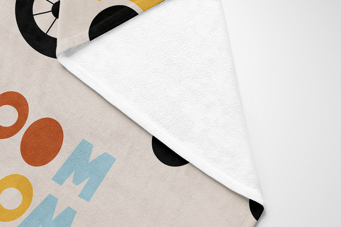 Vroom vroom Velveteen Fleece Blanket