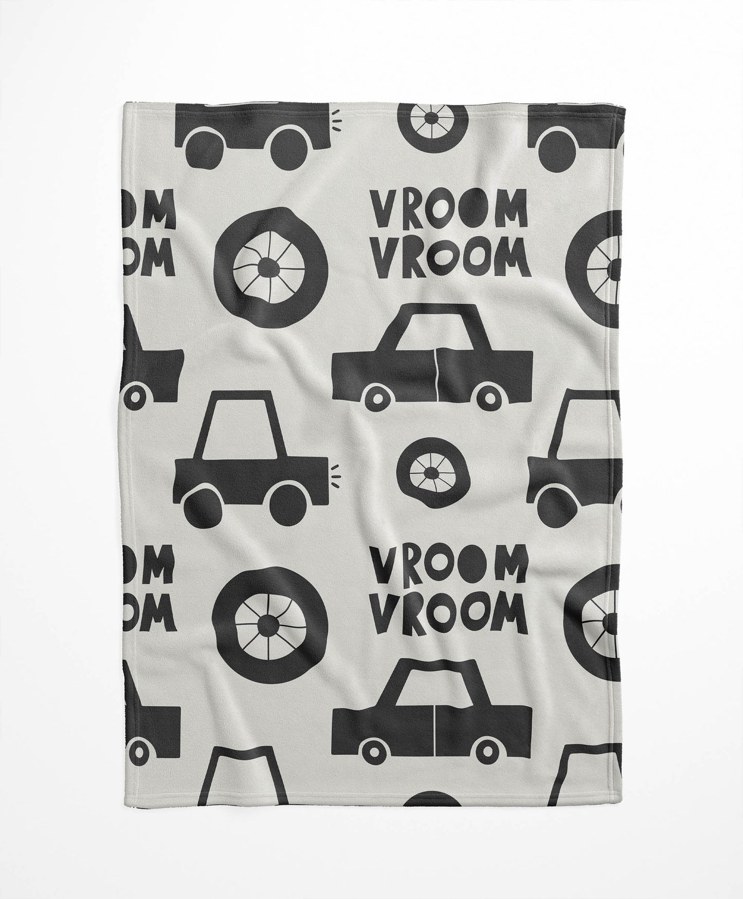 Vroom vroom Velveteen Fleece Blanket