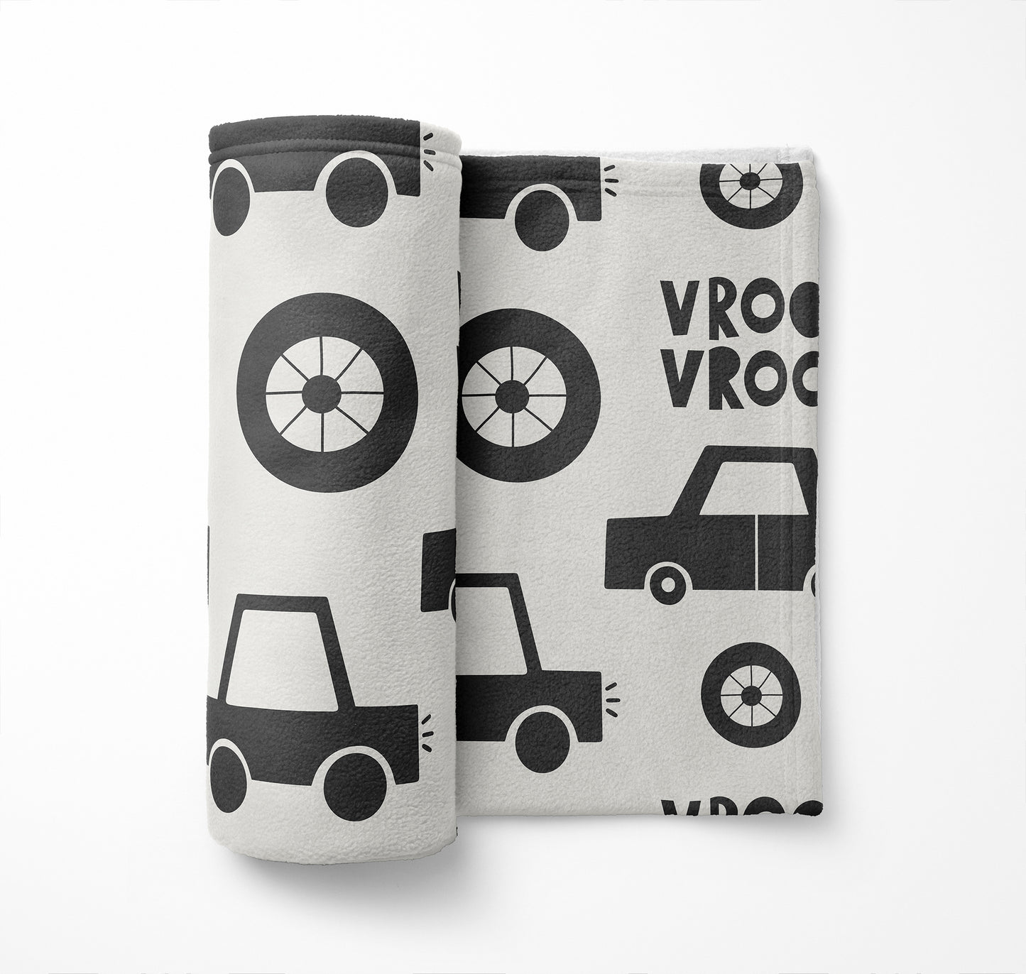 Vroom vroom Velveteen Fleece Blanket
