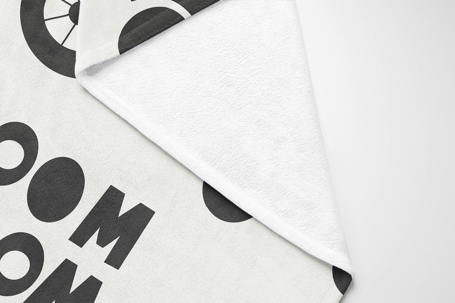 Vroom vroom Velveteen Fleece Blanket
