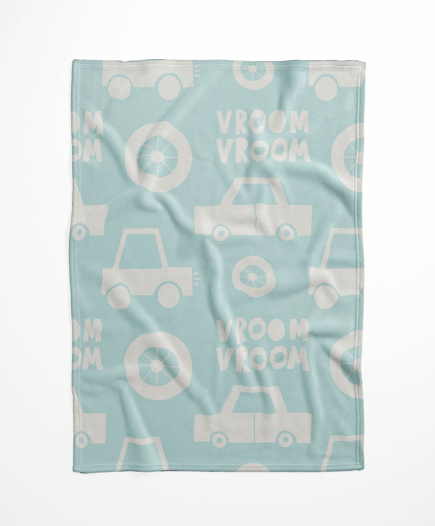 Vroom vroom Velveteen Fleece Blanket