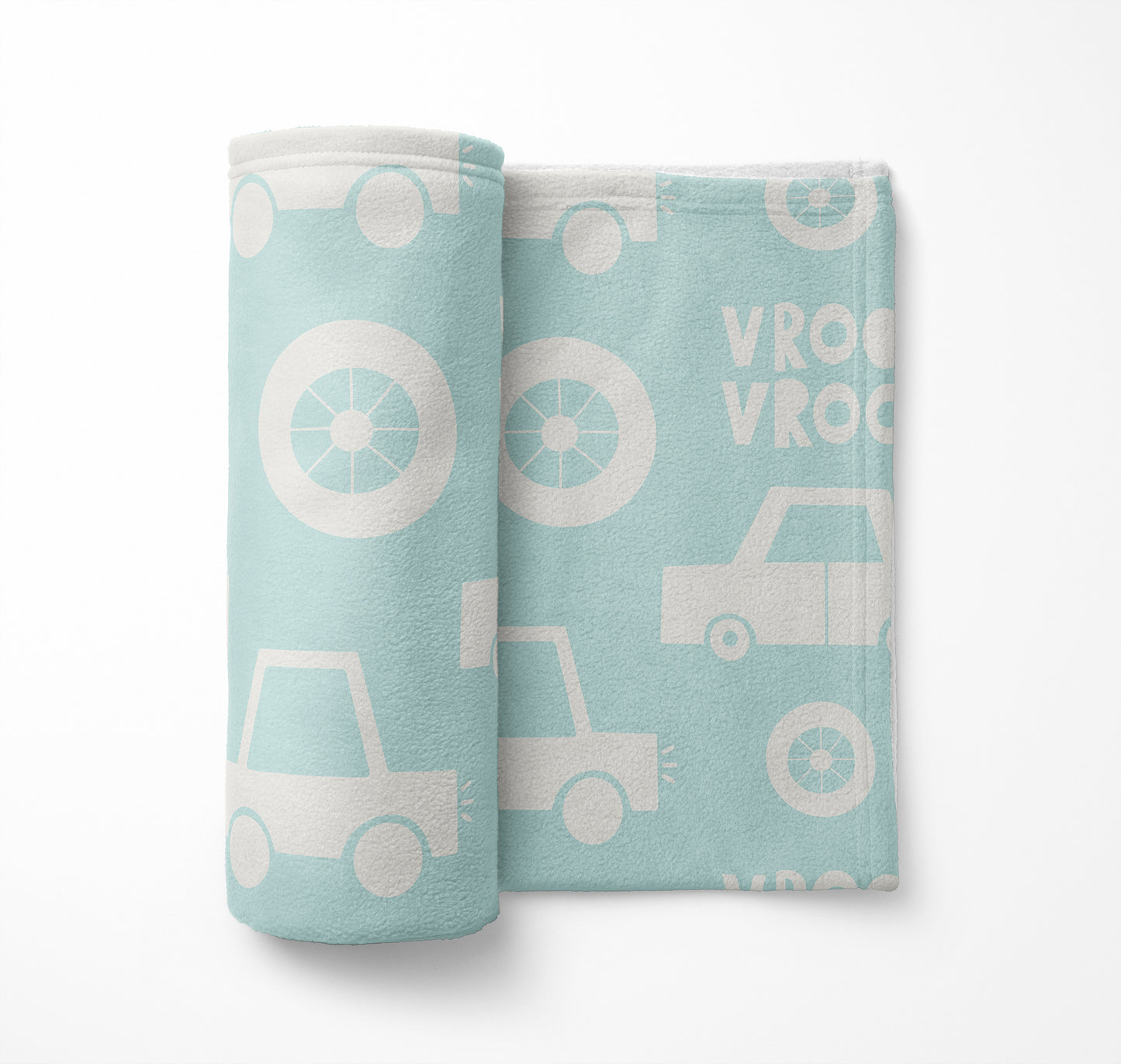 Vroom vroom Velveteen Fleece Blanket