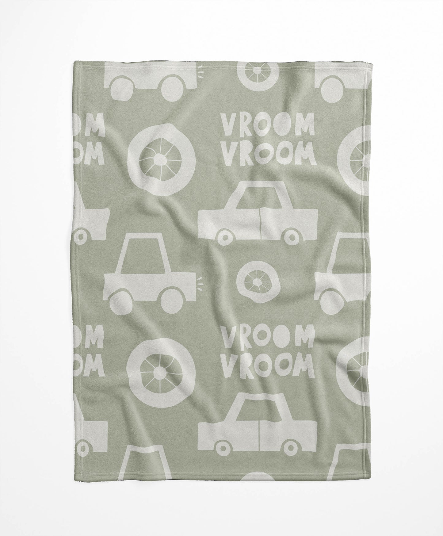 Vroom vroom Velveteen Fleece Blanket