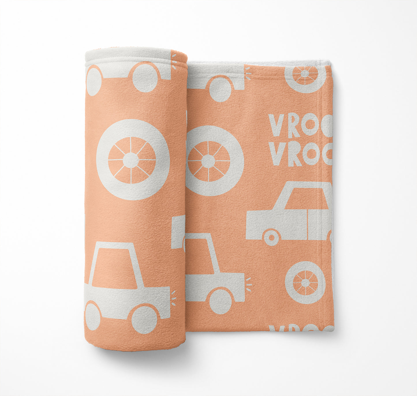 Vroom vroom Velveteen Fleece Blanket