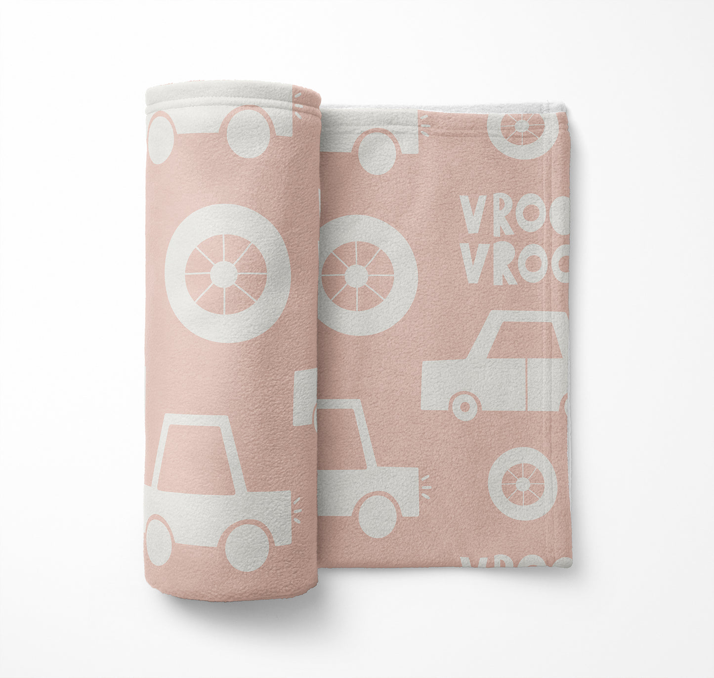 Vroom vroom Velveteen Fleece Blanket