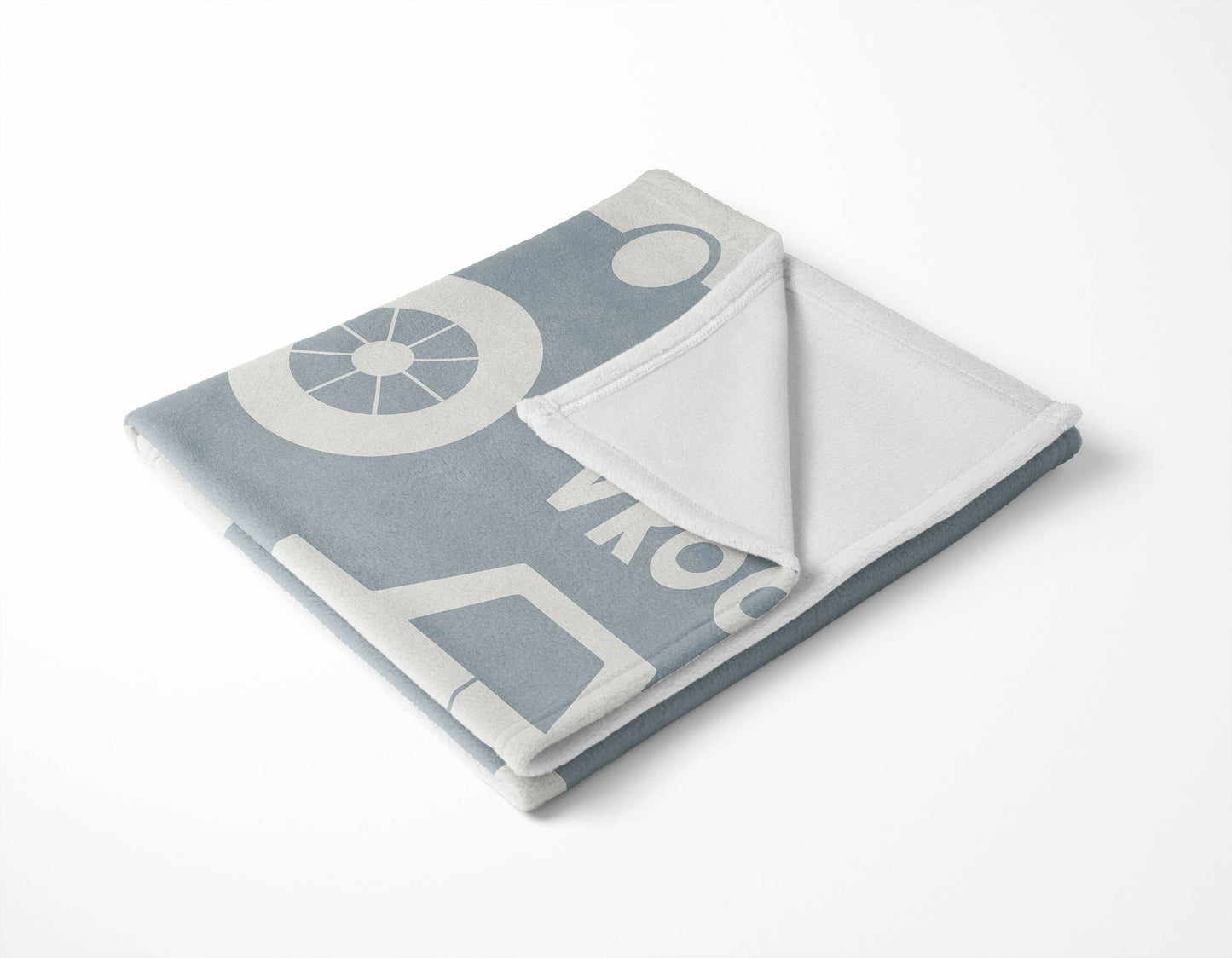 Vroom vroom Velveteen Fleece Blanket