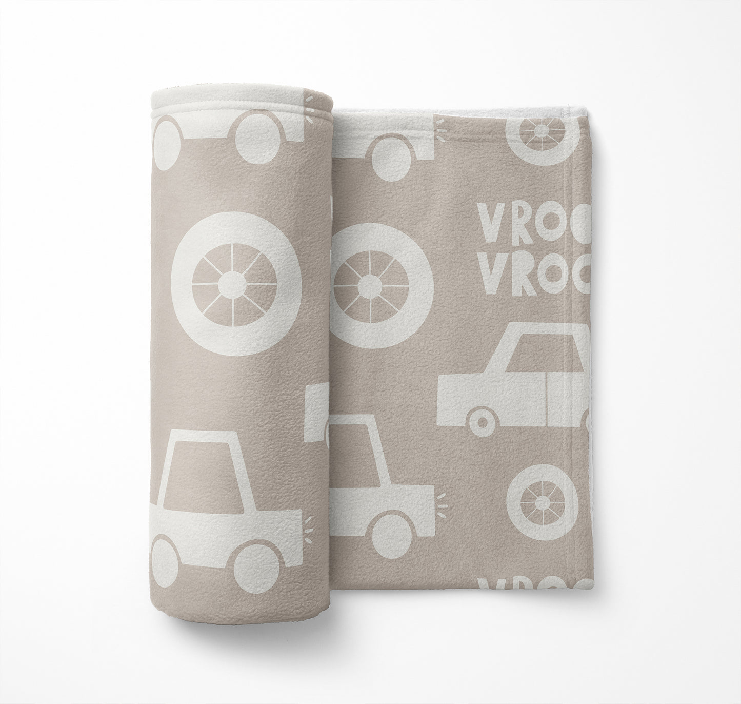 Vroom vroom Velveteen Fleece Blanket