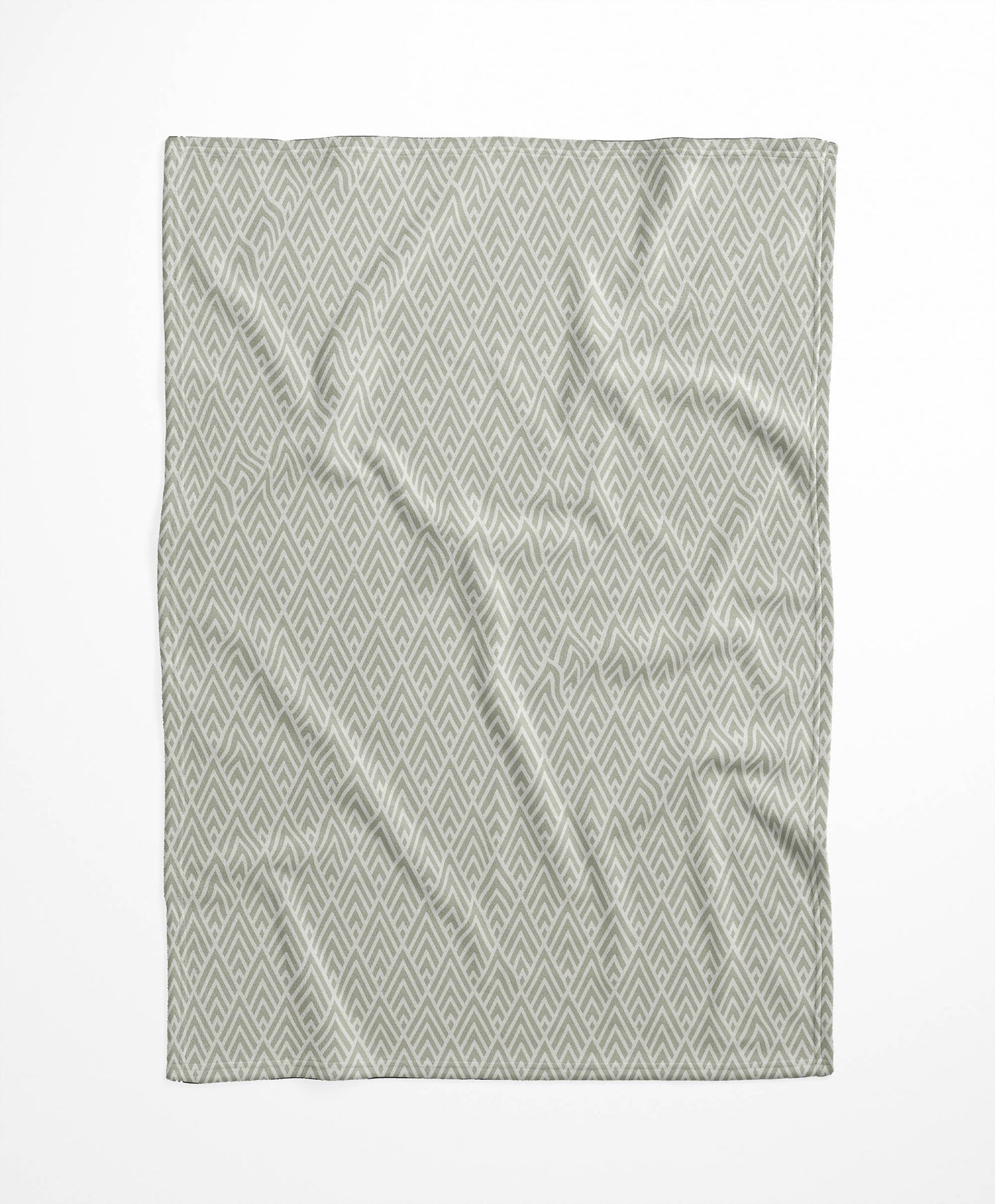 Chevron Spike Velveteen Fleece Blanket