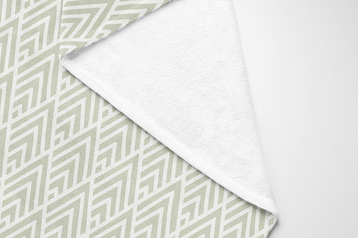 Chevron Spike Velveteen Fleece Blanket