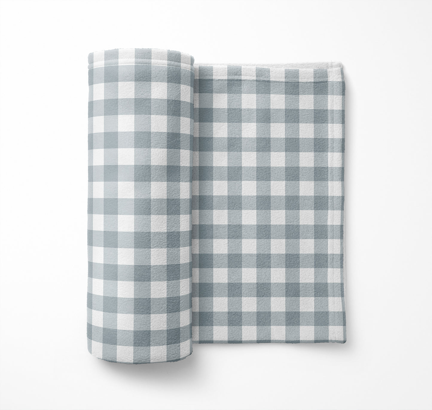 Proper Gingham Velveteen Fleece Blanket