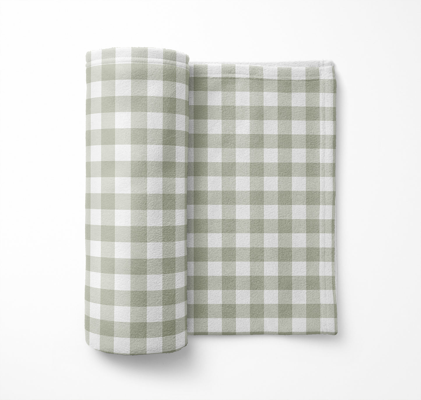 Proper Gingham Velveteen Fleece Blanket