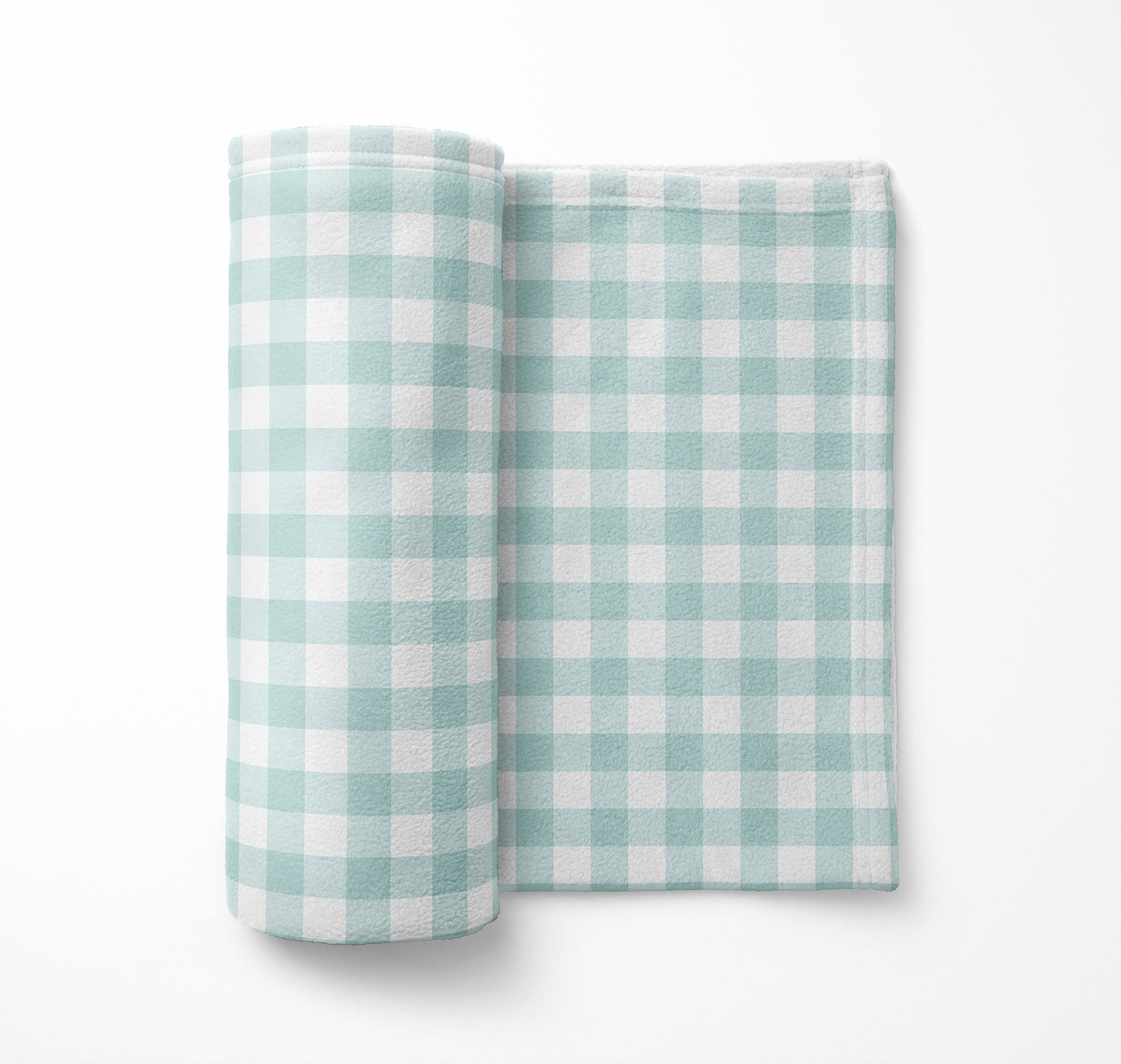 Proper Gingham Velveteen Fleece Blanket